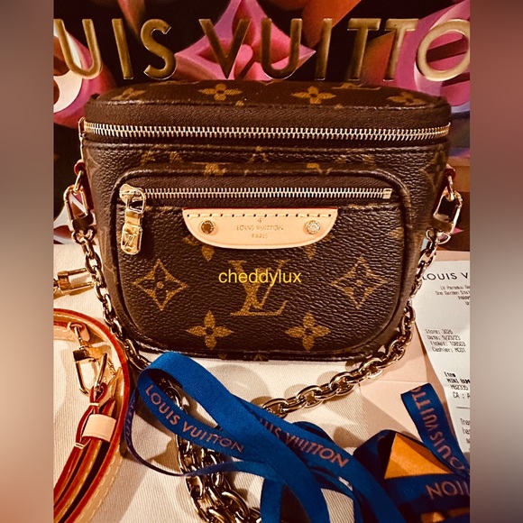 Authentic Brand NEW Louis Vuitton Mini Bumbag Monogram - Picture 4 of 6